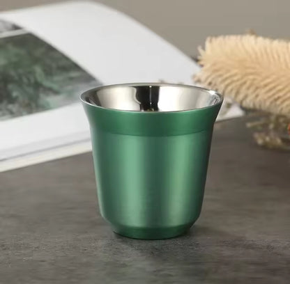 Tasse Espresso Isotherme en Acier Inoxydable – Intérieur & Extérieur